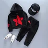 Latest design boy's coat+pant clothes sets children clothing for kids boys Winter hooded outfits