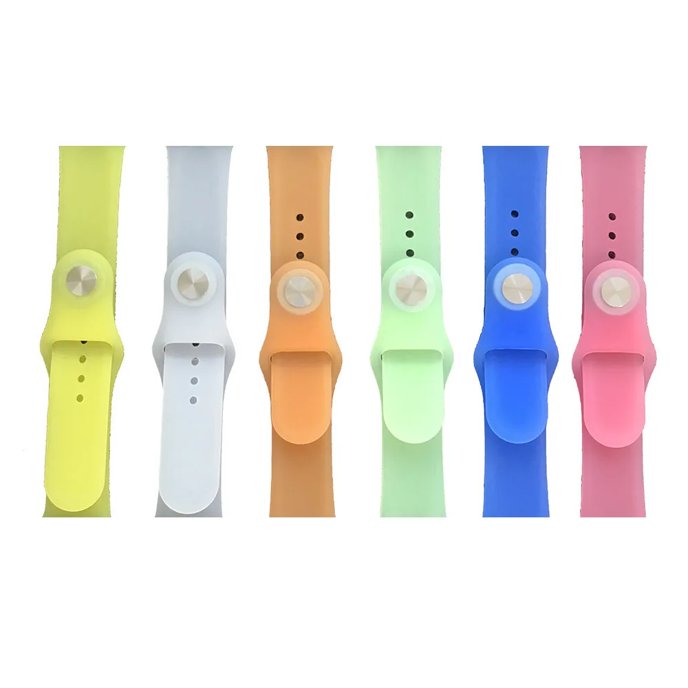 

Transparent silicone band for apple watch clear strap iwatch4/3/2/1 wholesale Factory price