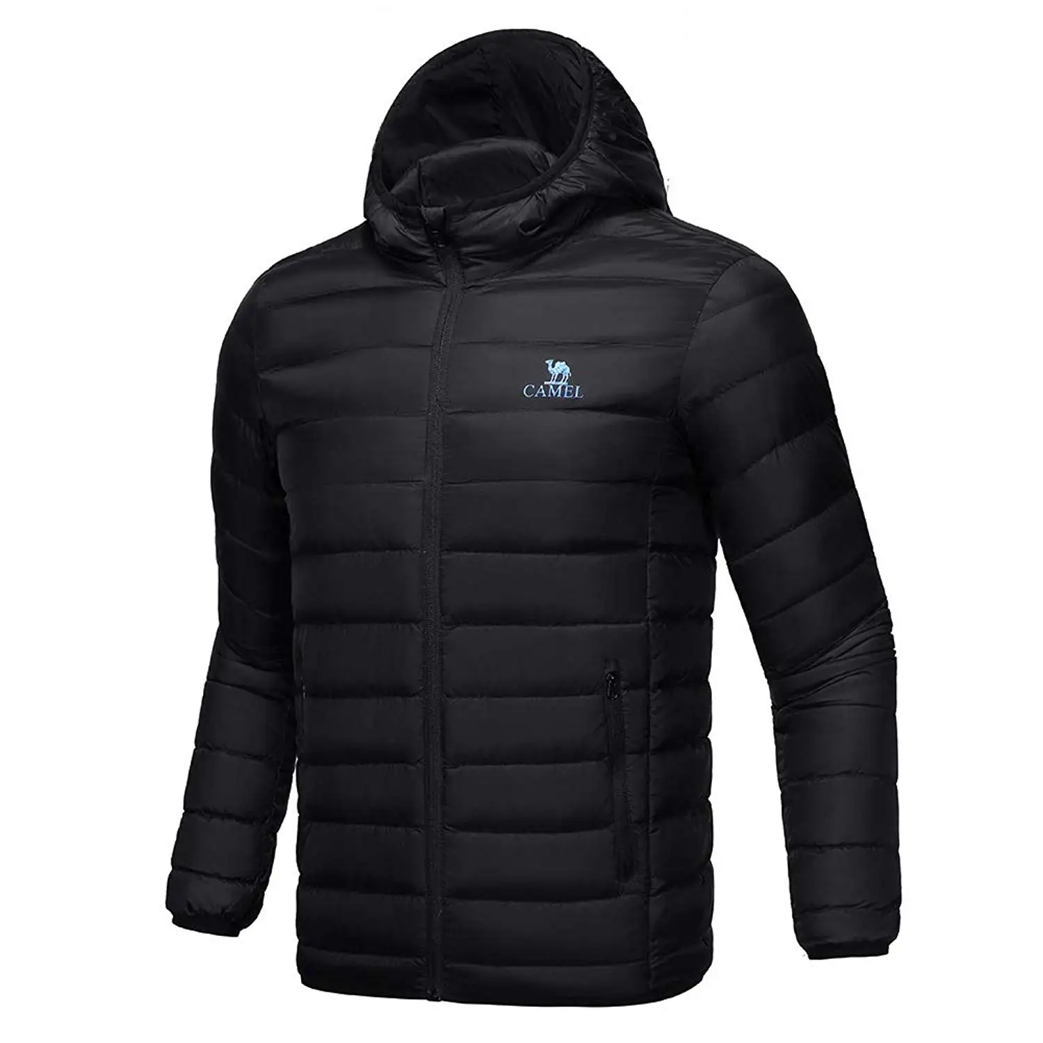 men's packable jacket with hood