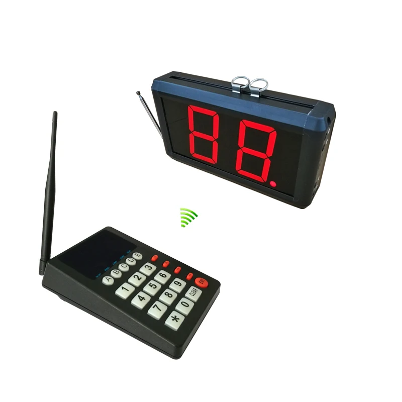 

Fast food service Calling Wireless Paging System Queue management system