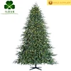 7'6"HX62"w PE Arrow Head Pine LED Lighted Artificial Christmas Tree w Stand