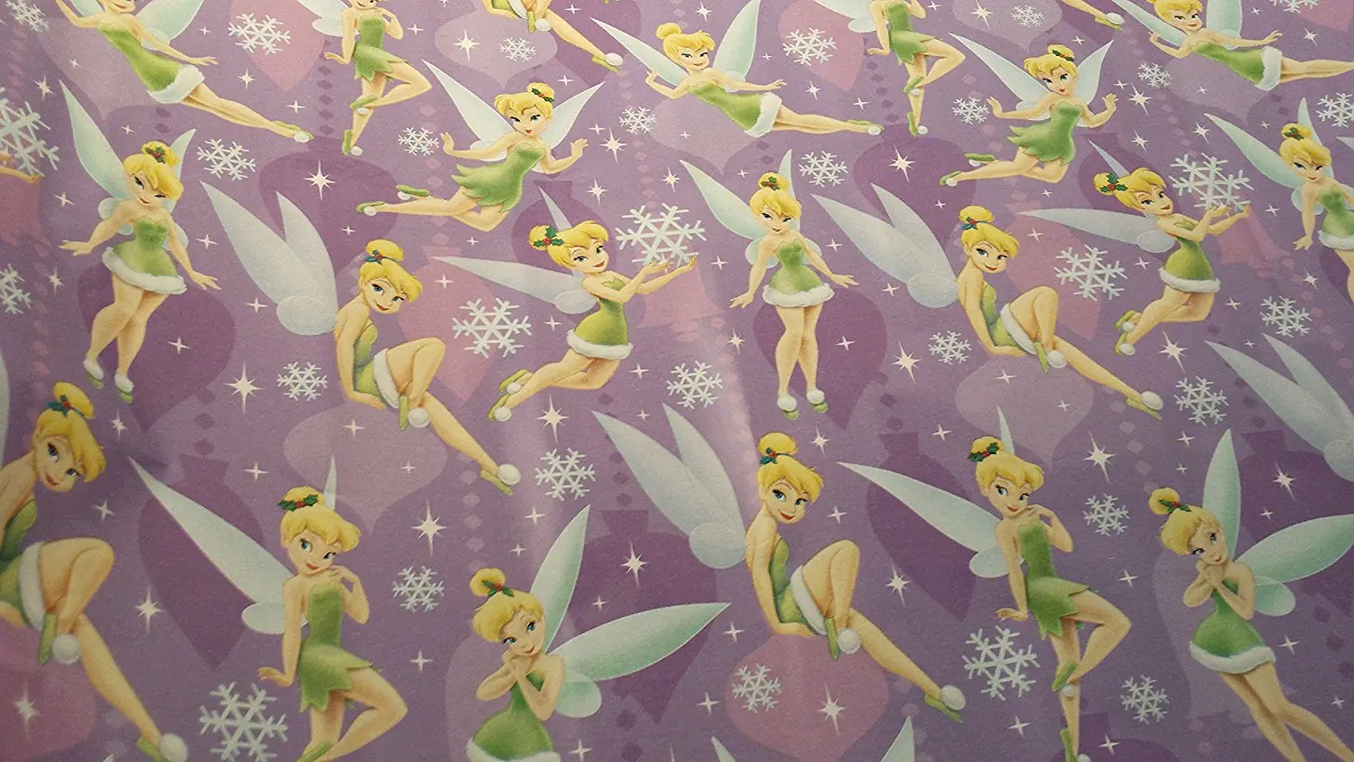 tinkerbell wrapping paper