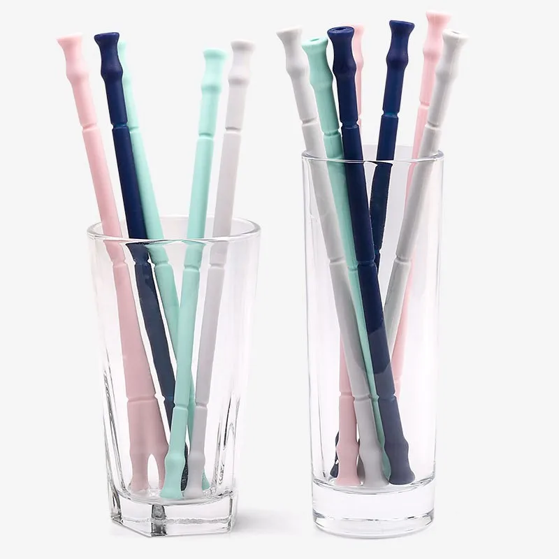 Food Grade Silicone Rubber Straw Ecofriendly Reusable Drinking