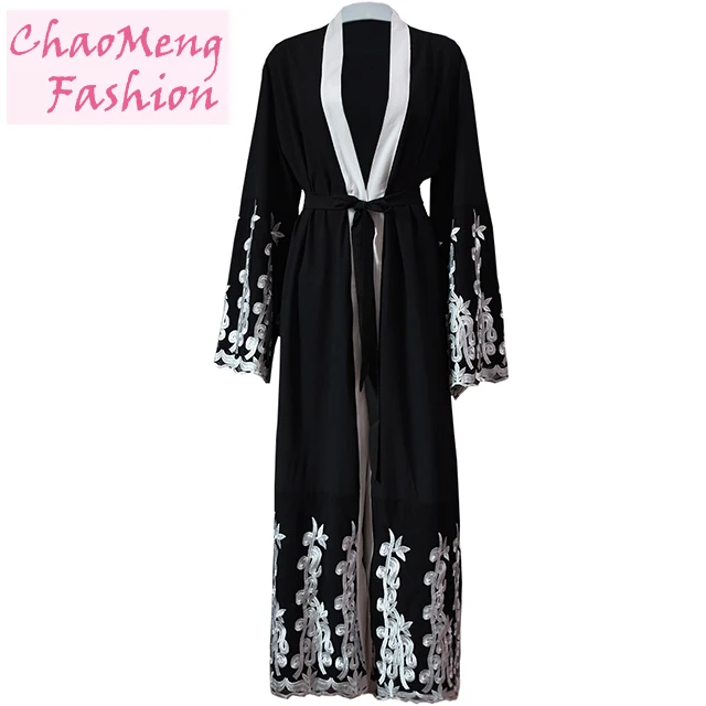 

1609# Factory price in china wholesale muslim dress kimono cardigan modest fashion for women latest abaya designs, Black;red;purple/customized