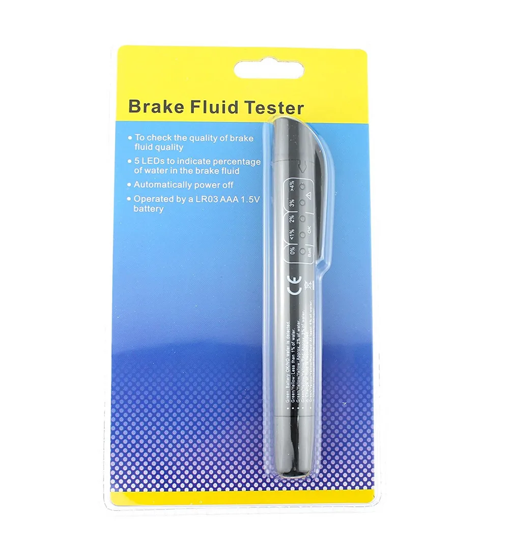 Brake Fluid Tester Diagnostic Testing Tool Auto Brakes Calibrated For