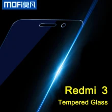 XIAOMI REDMI 3 glass 5 inch mofi original redmi3 tempered glass HD 9H curve glass for redmi 3 0.26 MM