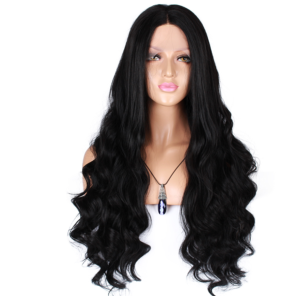 

High quality products wholesale manufactures lace front synthetic hair wigs