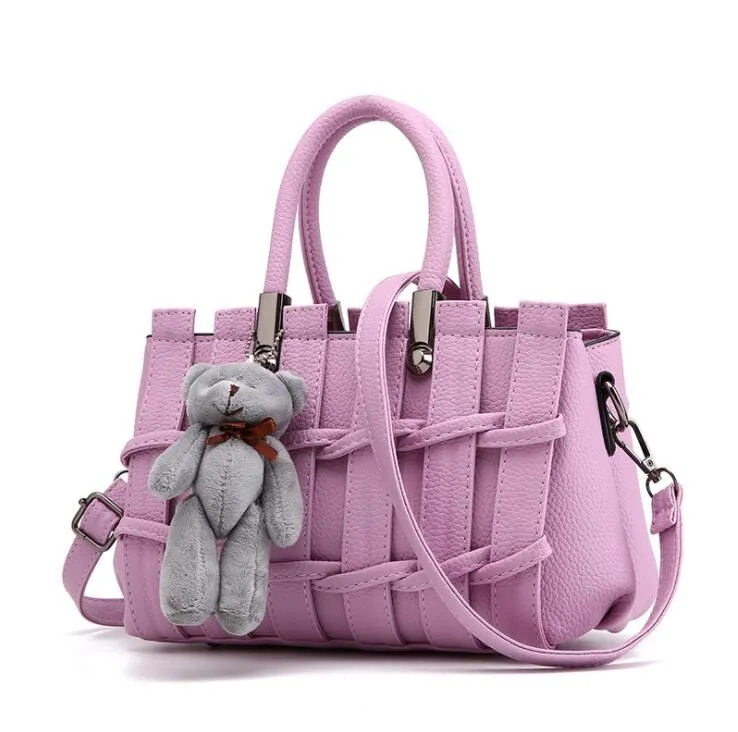 

sh10823a Violet color ladies handbags Moq 5 pieces women bags 2021