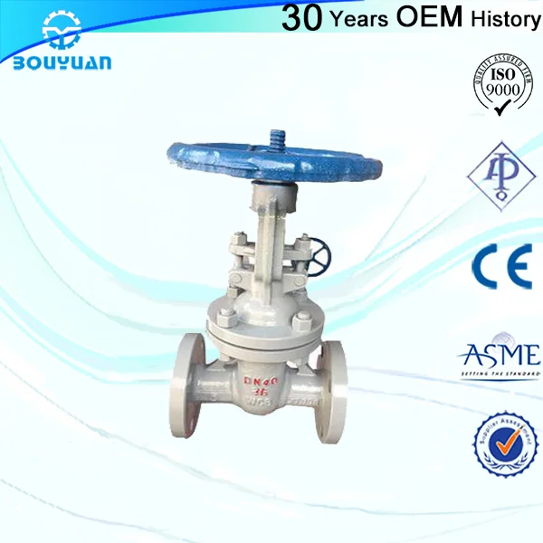 
DN400 PN16 Carbon steel/WCB gost steel flanged slab gate valve 
