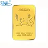 Wholesale low price business gifts custom brass metal embossed eagle gold gold plated 10 ounces of pure gold bars