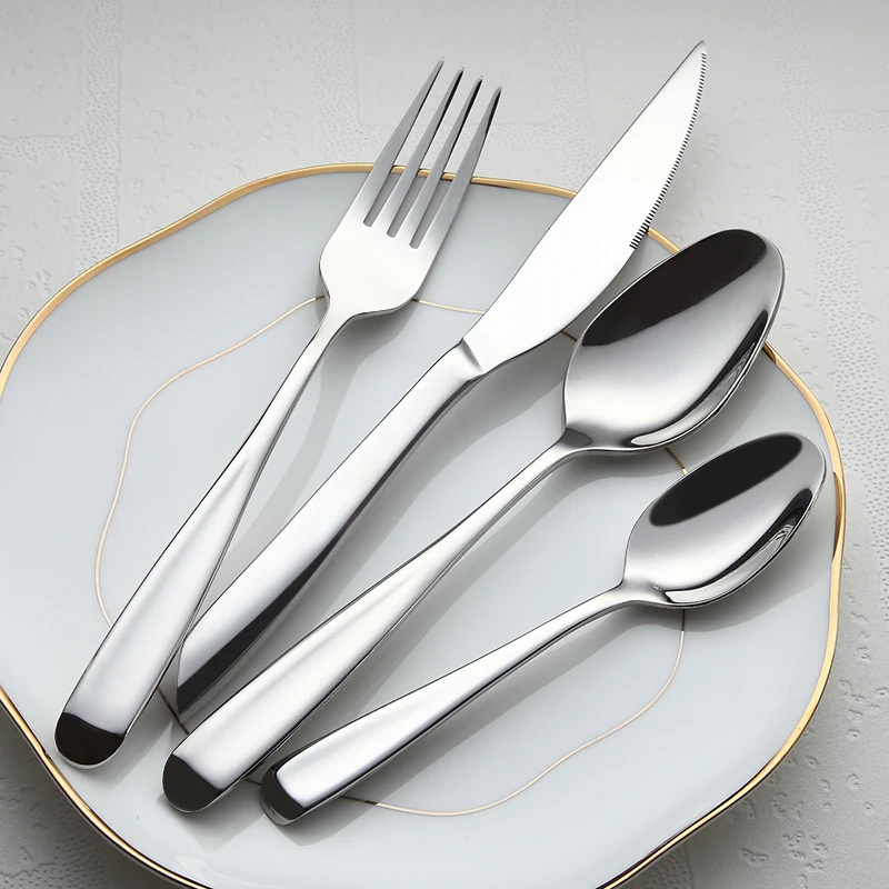 Oem Inox Silver Flatware 4pcs 5pcs 30pcs Cutlery Set Buy Set Flatware