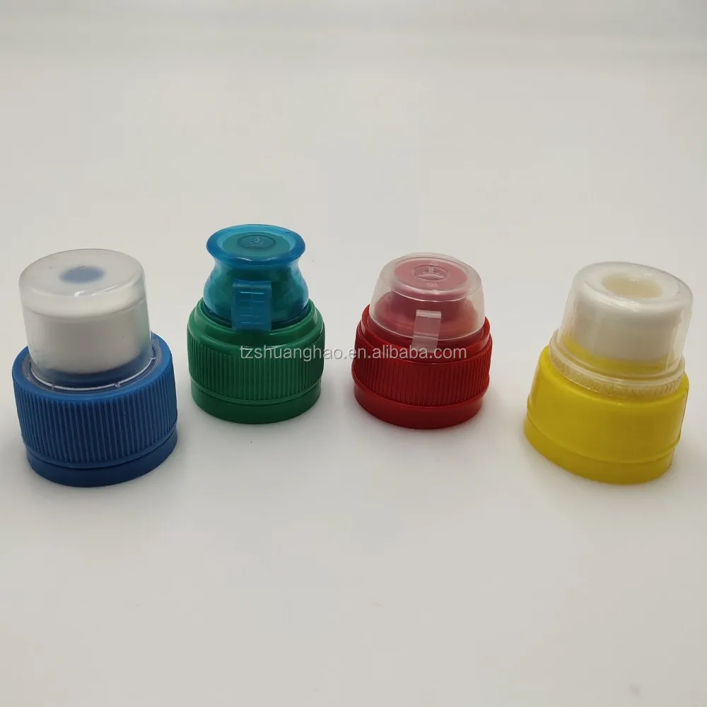 28mm Plastic Water Bottle Push Pull /flip Top Cap Pp Sports Water Cap