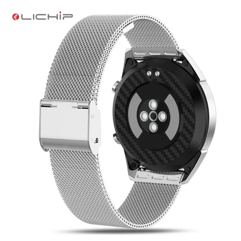 

LICHIP oem android gold smartwatch newest ips automatic color e ink display for smart watch wristwatch