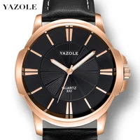 

YAZOLE D 332 Trend Tik Tok Luxury Men's Watches Water Resistant Wholesale Quartz Business Watch Brand Custom Logo Wristwatch
