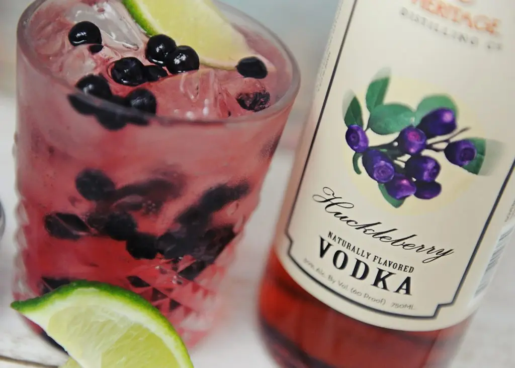 Alcoholic Beverage Spirits Huckleberry Flavored cocktail Vodka