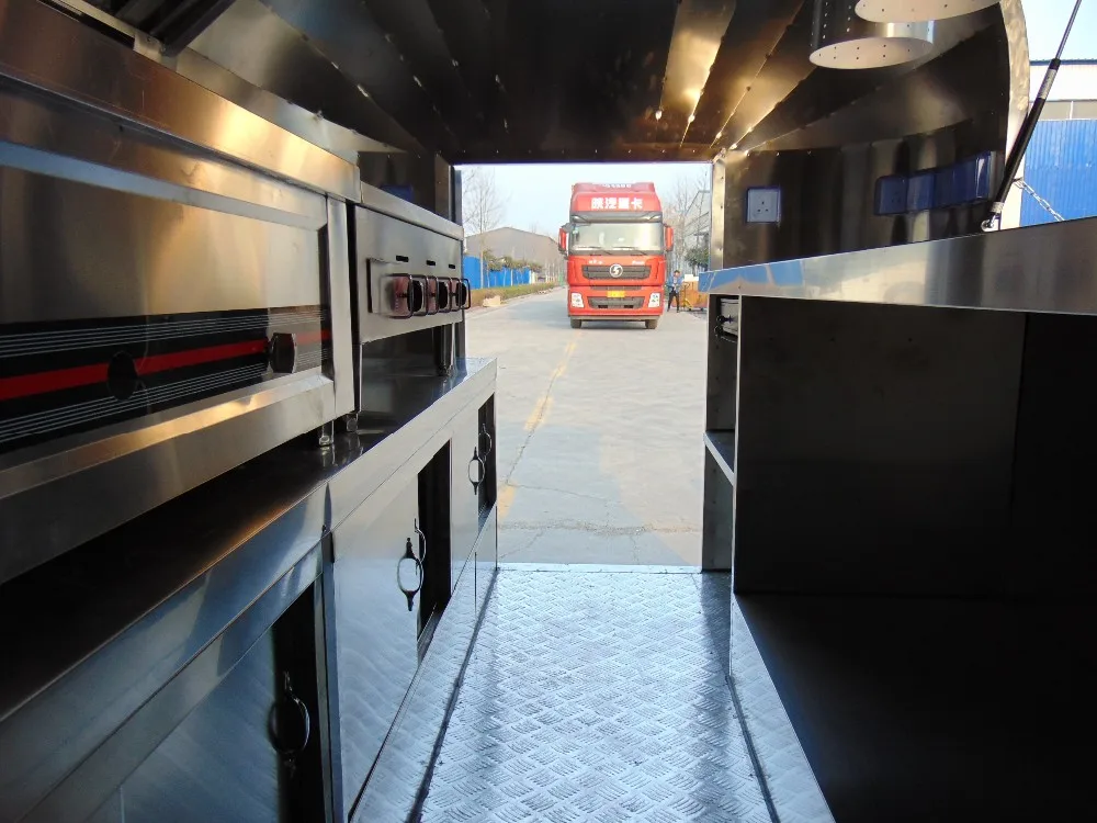 Wecare Good Design Custom Mobile Foodtruck Fully Equipped Catering Kitchen Bar Trailers