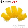 CHINAZP Bulk Plumage Eagle Natural Dyed Golden Yellow Turkey T-Base Body Feathers for Sale