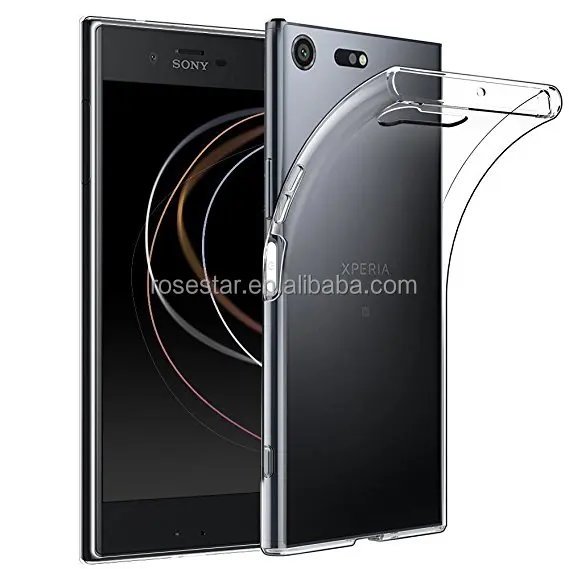 

Hot New Product For Sony Xperia XZ Premium Case Ultra Thin Clear Crystal Transparent TPU Case Cover For Xperia XZ Premium