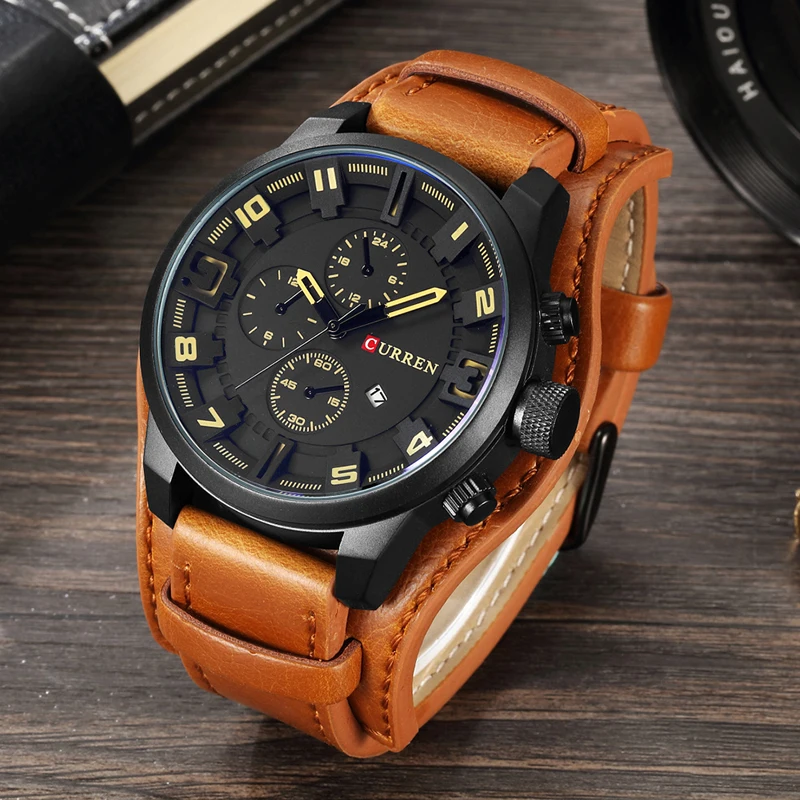 

CURREN Classic Mens Watch Waterproof Military Fashion Men Watches Sport Watches for Men Relogio Masculino
