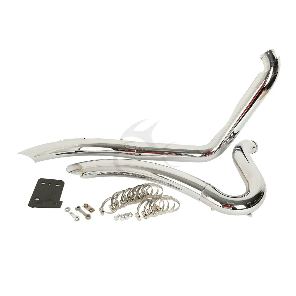 Tcmt Xf2906c11-e/b 1-3/4" Big Exhaust Drag Pipes +heat Shields For ...