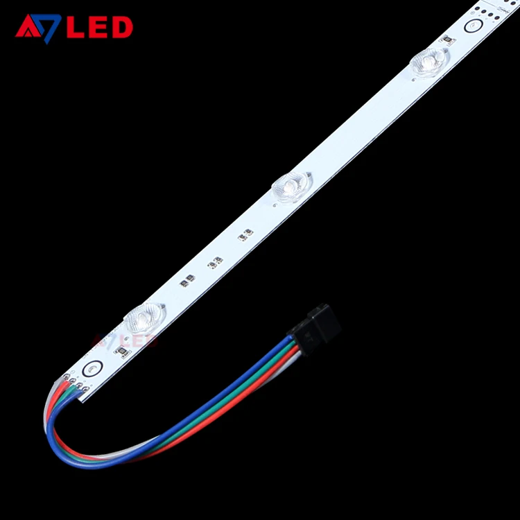 Hot sales smd 3030 12leds RGB rigid strip light led backlight diffuse light bar for advertising led light box