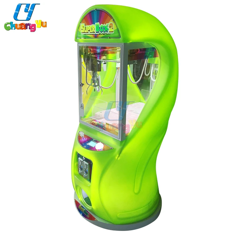 

Wholesale Super Box 2 Coin Operated Toy Gift Claw Crane Prize Vending Game Machine