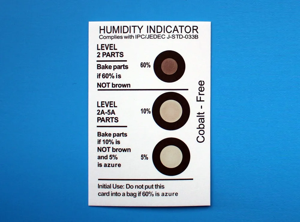 Factory Supply 10%-60% Paper Humidity Indicator For Packing - Buy ...