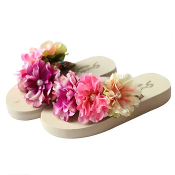 flower flip flop sandals