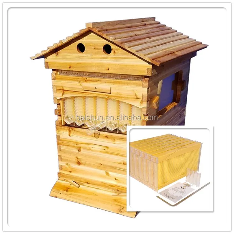 Деревянный конструктор пчела. Уровень улей. Коробка улей. Для меда "улей", 11,8 см крышка. Купить пчела деревянная