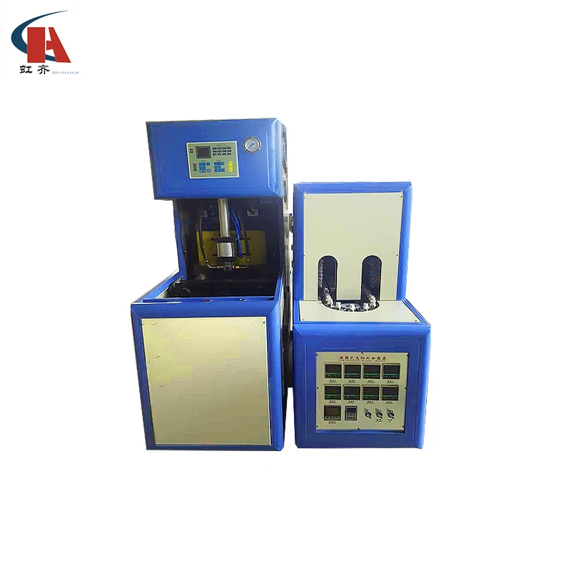 
HQ BZ 10L Semi automatic Plastic PET Preform Water Beer Bottle Blowing Molding Making Machine Price 