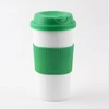 Good Quality Double wall coffee cup with silicone band