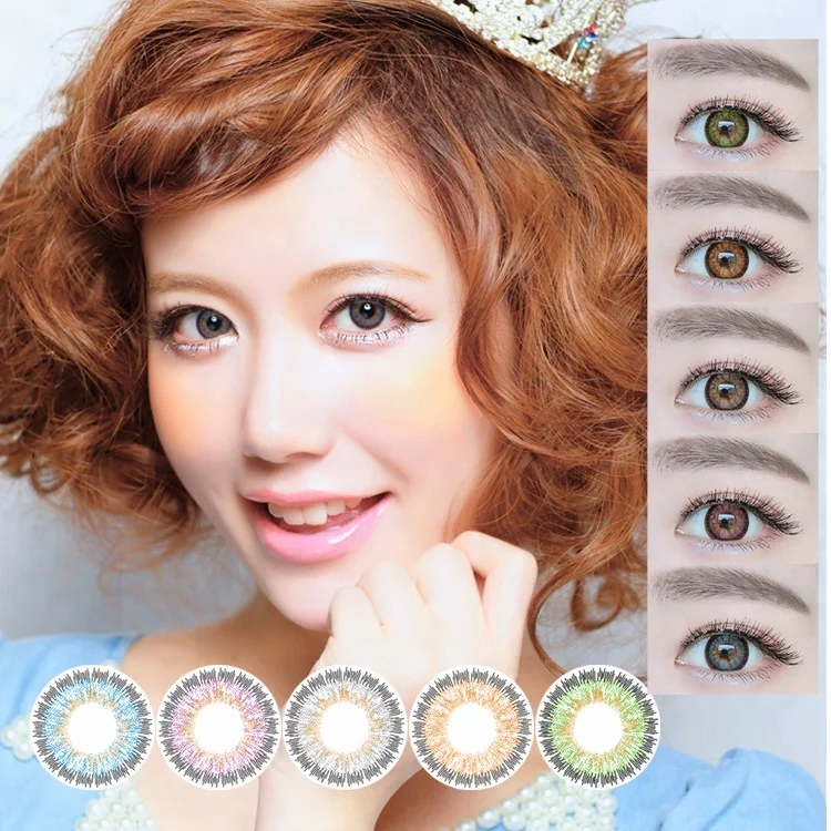 

Natural Angel-3 Tone Color Contact Lenses for Big Eyes