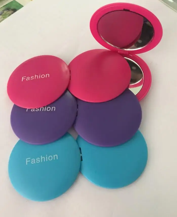 Small Plastic Pocket Mirror Personalized Folding Custom Makeup Mirror