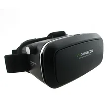 VR Shinecon VR Virtual Reality Real 3D Glasses Helmet Google Cardboard Oculus Rift DK2 for iPhone Samsung 4.7 -6 inch Smartphone