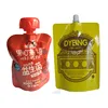Custom printed safety food packaging supplies pouches baby food squeeze pouch