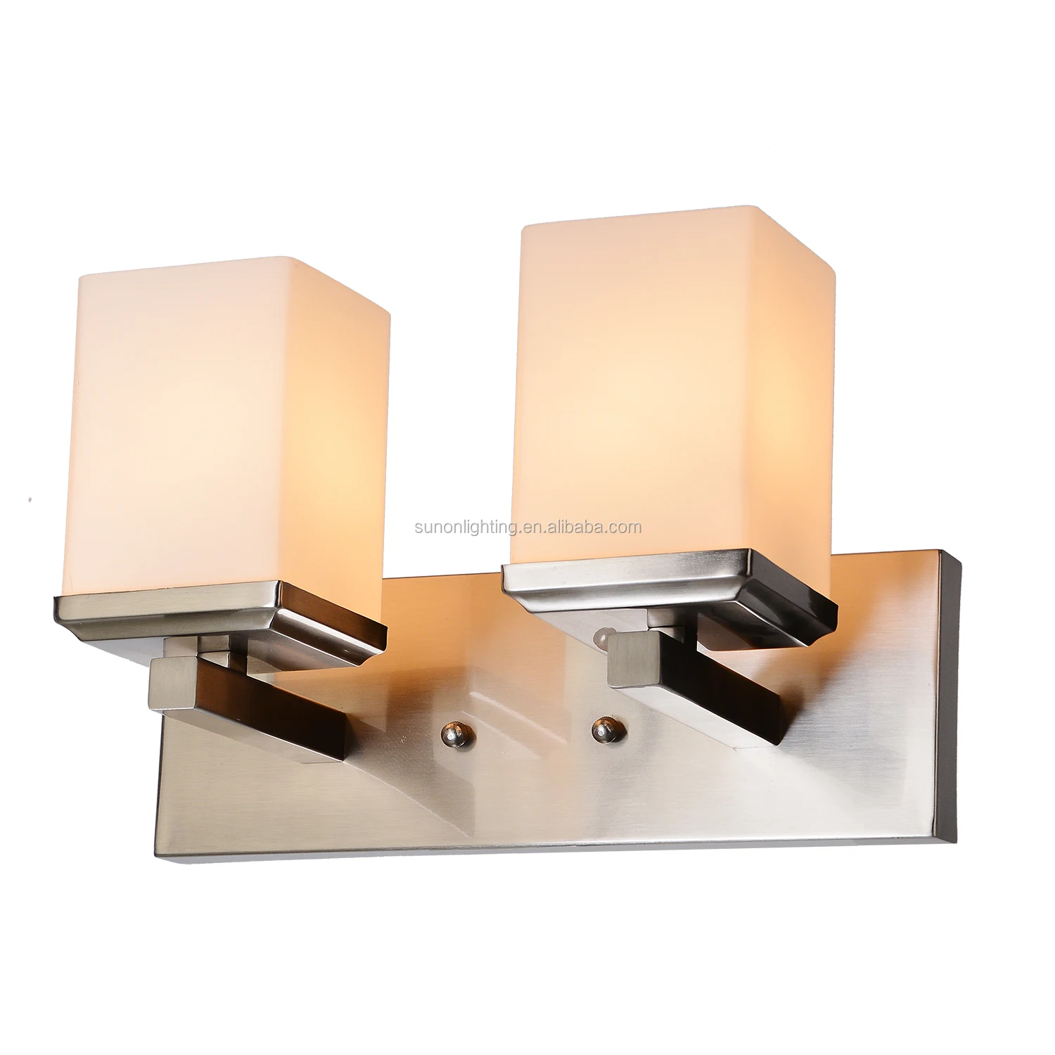 ul de vidrio cuadrado bn de hierro lampara de pared para cuarto de bano del hotel lampara buy vanidad lampara de pared para hotel product on