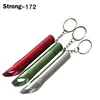 aluminum bottle opener function keychain mini led torch flashlight