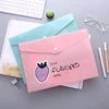 China Factory Wholesale PP Plastic A4 Size Clear Document Folder Envelope File Bag Folder
