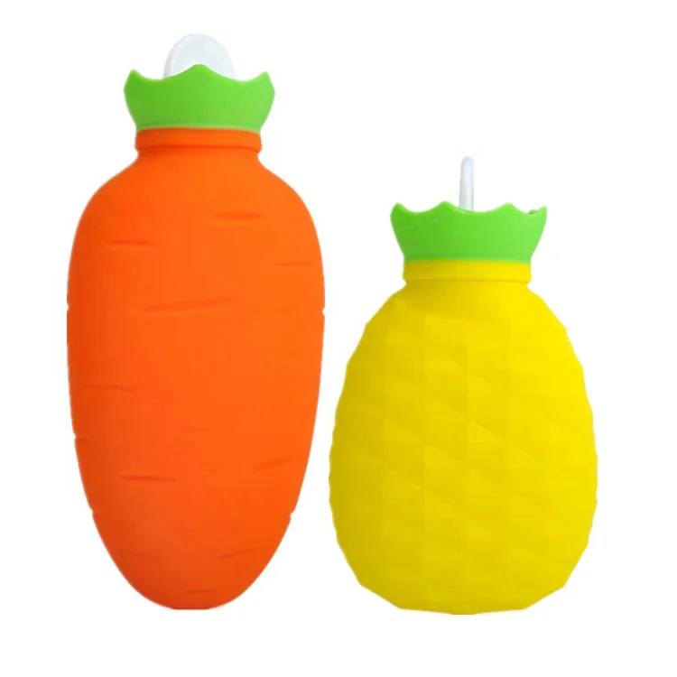 

New Portable Winter Warm Bag Silicone Hot Water Bag With Cover, Customised