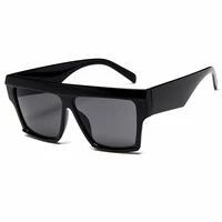 

10848 Superhot Eyewear 2019 Men Women Fashion Sun glasses Square Flat Top Black Shades Sunglasses