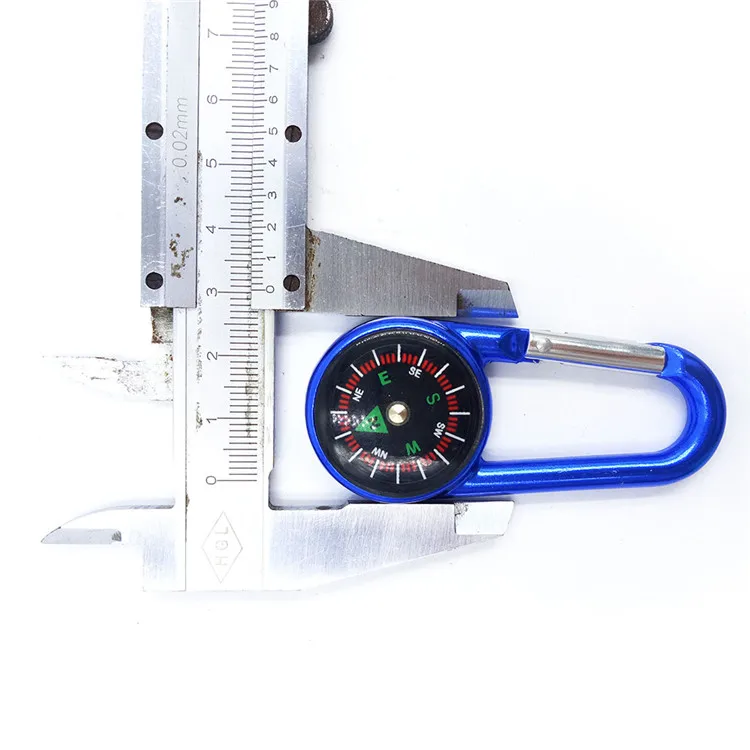 High Quality Multifunction Aluminium Bulk Compass Professional Keychain Carabiner
