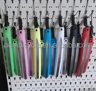 hot sell and colorful plastic bicycle/bike fender nice design for you