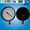 2.5 inch negative pressure vacuum gauge steel case with scale of -760 to 0 mmHg