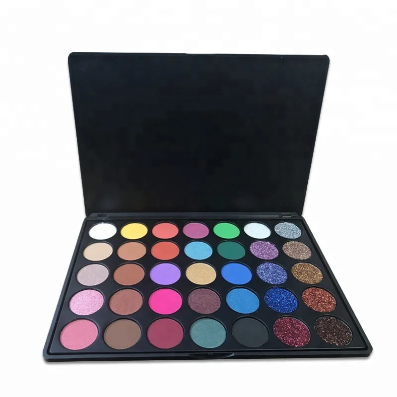 

Factory supply matte and shimmer pressed powder eysahdow 35 colors eyeshadow palette