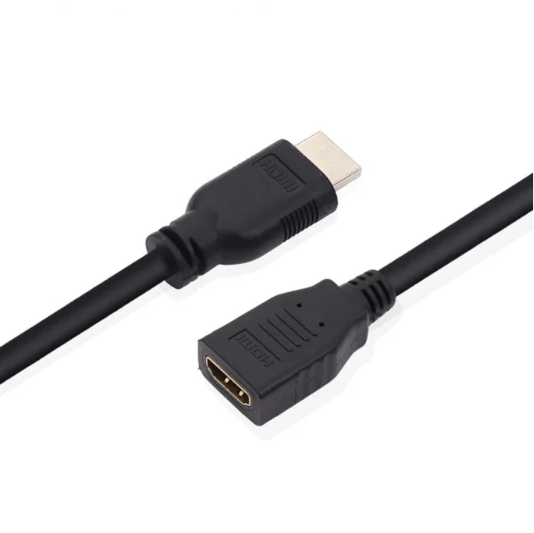 

30cm 0.3m male to female hdmi extension cable support 1080P 3D, Black