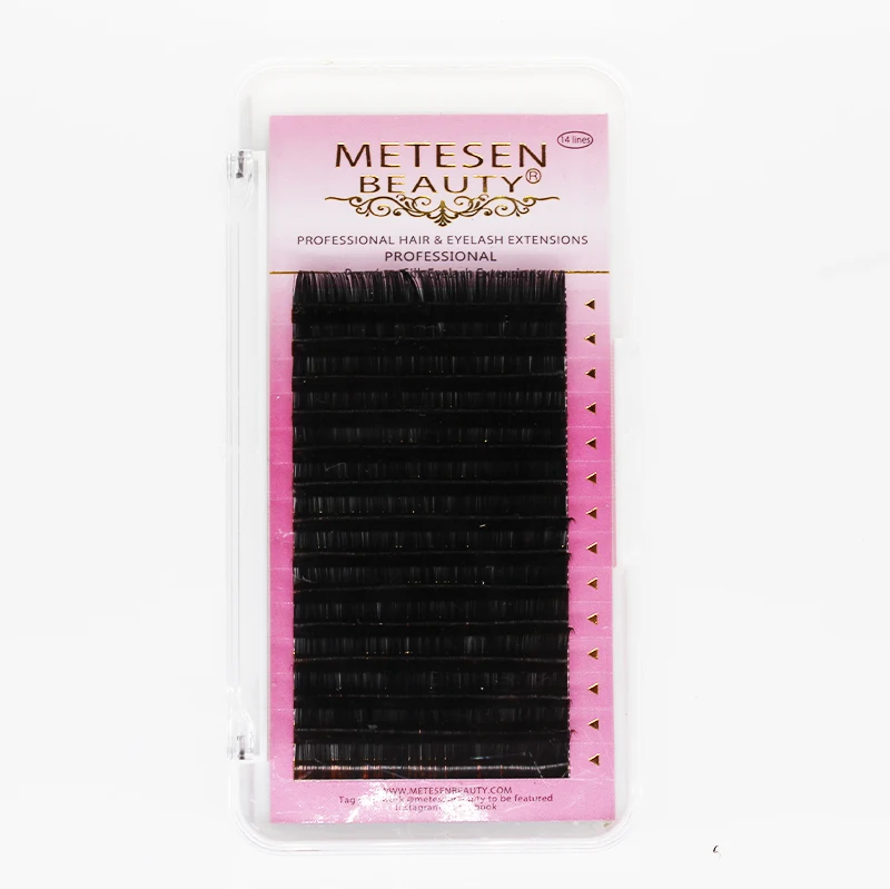 

Multifunctional handmade extension box Private Label Matte Korean eyelash with high quality AL-Elom 010, N/a