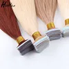 Factory Wholesale Tape Hair Extensions Caucasian Ombre Human Hair