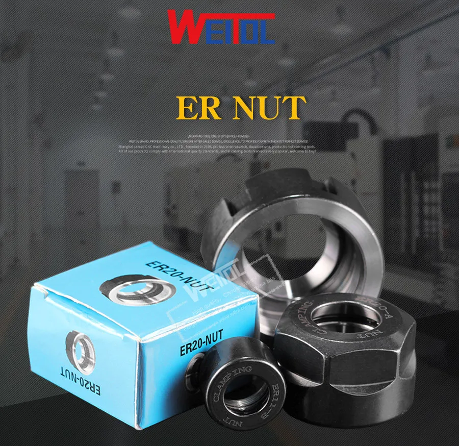 Type B Er Collet Nuts For Collet Chuck Er 20 Nut - Buy Type B Collet ...