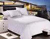Customized high quality sateen cotton hotel bed sheet flat sheet for wholesale