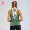 Custom Fitness Singlet Open Back Muscle Fit Workout Tank Top Women